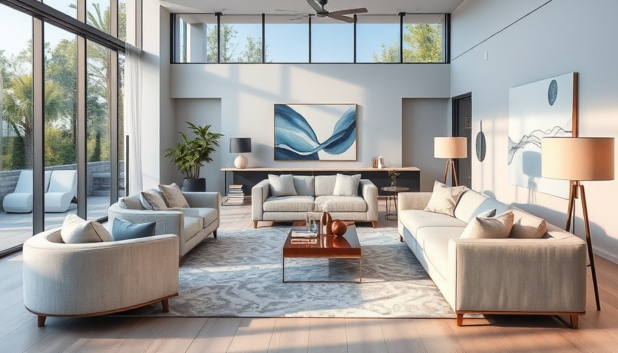 Elegant blue living room decor ideas with stylish seating and art.
