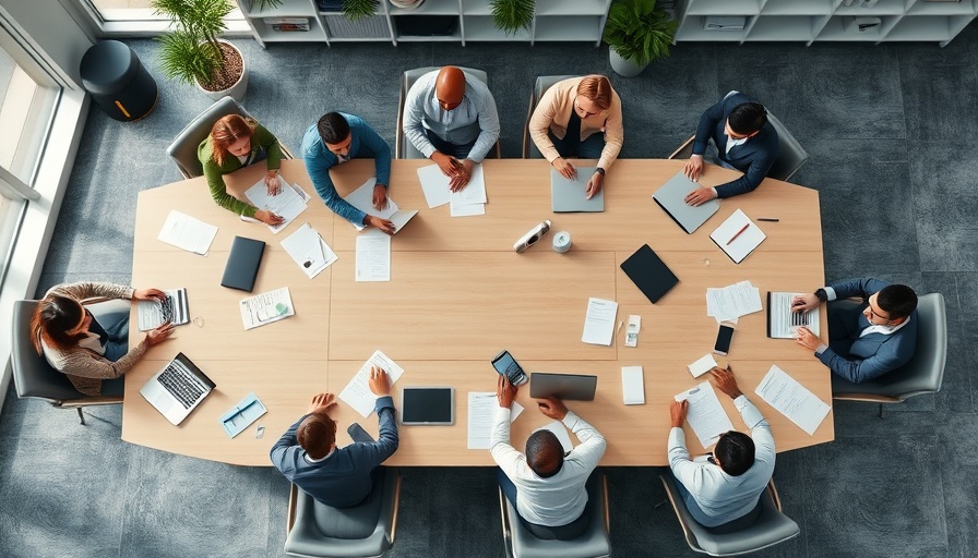 Diverse team collaborating in a boardroom meeting, starting a business abroad.