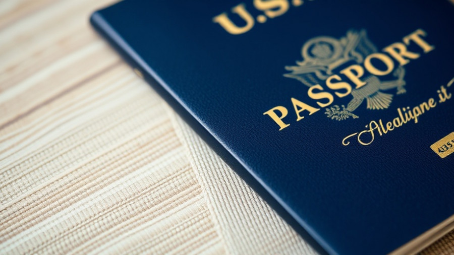 U.S. passport on fabric surface suggesting ranking decline.