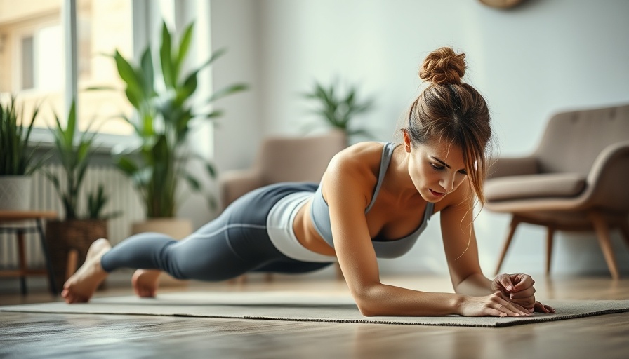 Cardio Barre exercise for joint health in a home setting.
