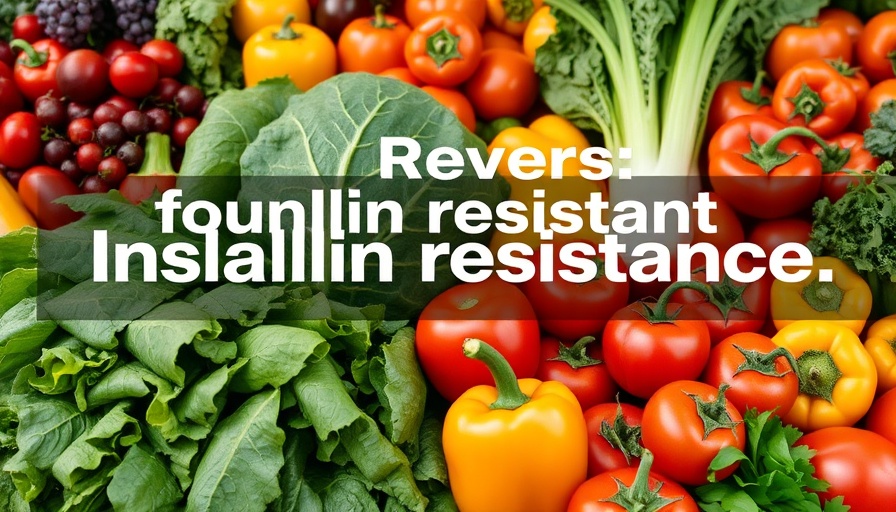 Colorful fruits and vegetables to reverse insulin resistance strategies.