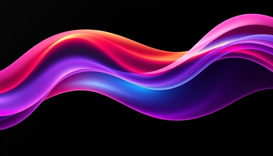 Colorful gradient wave on black background for NDSA Project Manager job description.
