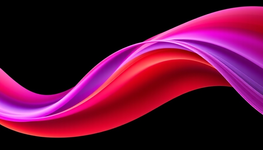 Vibrant colorful wave for Ehlers-Danlos syndrome awareness