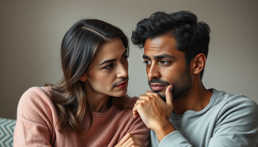Co-dependency in neurodiverse relationships: couple in discussion.