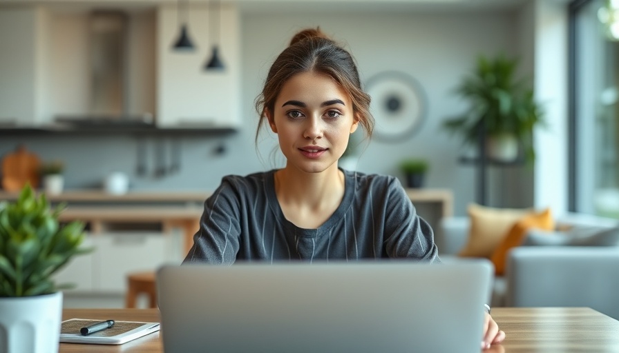 Low Carb Diets Tips video call with a woman in a home office.
