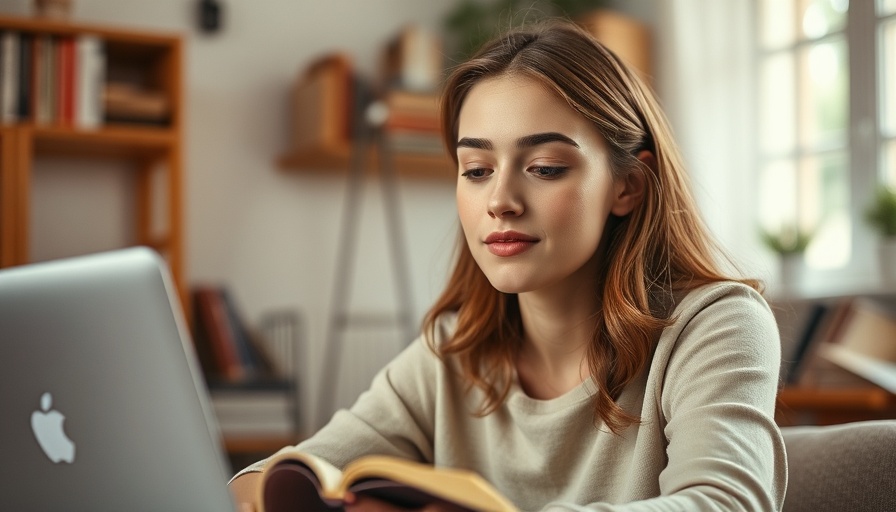 Finding Your Big Why concept with focused young woman reflecting.