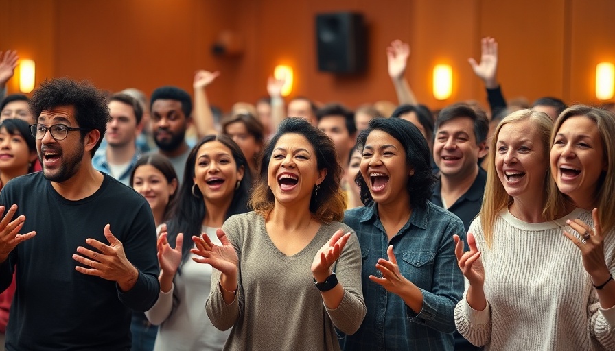 Yes And Rule in theater, diverse group engaging in improvisation.