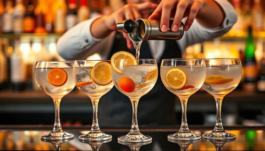 Low-Calorie Alcoholic Drinks for Weight Loss, elegant cocktail glasses with citrus.