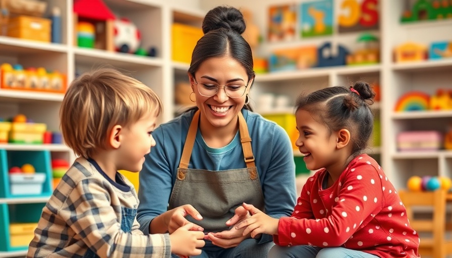 North Carolina child care task force: Bright playroom interaction