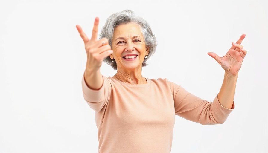 Senior woman learning the Cha Cha dance, instructional guide.