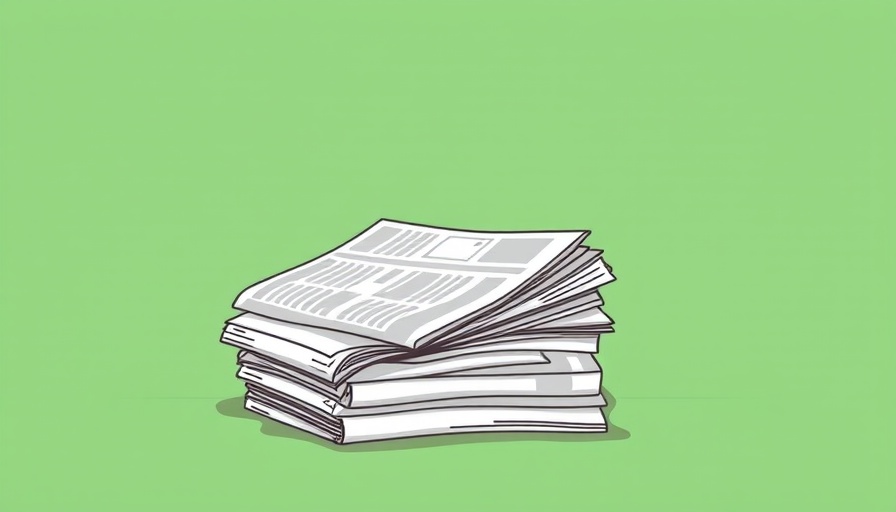 Illustration of newspapers related to CDC study vaccines and autism