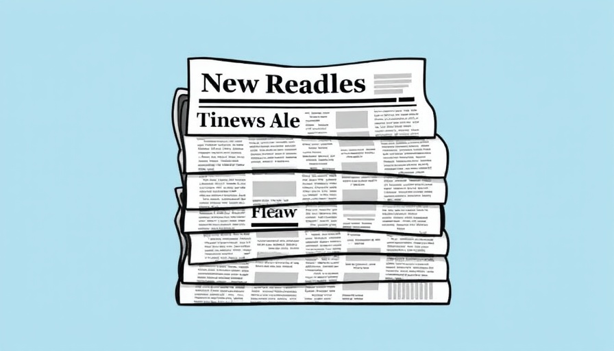 Illustration of a newspaper stack related to ADHD treatment and teen tobacco use