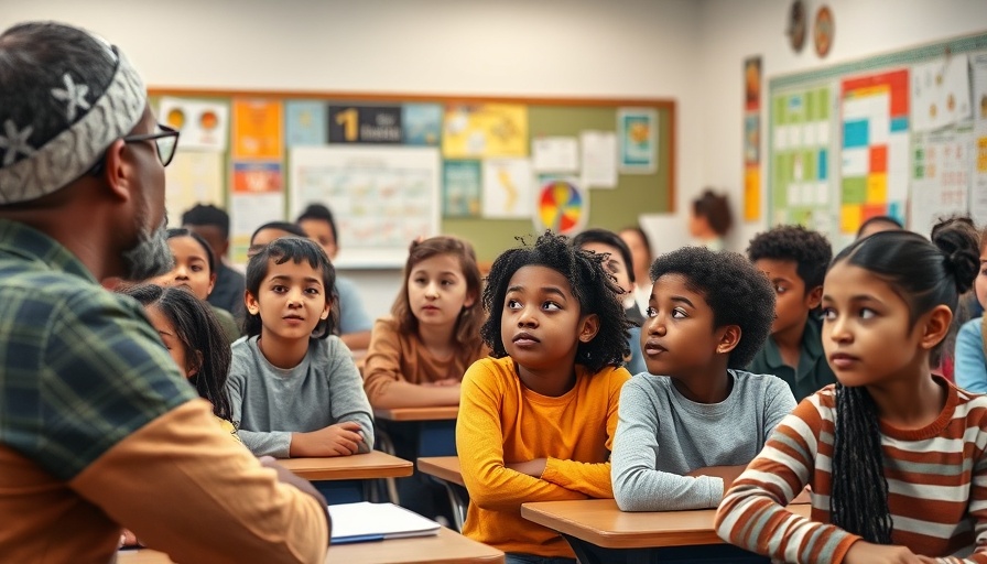 Diverse classroom promoting Disability DEI Advocacy with attentive students.