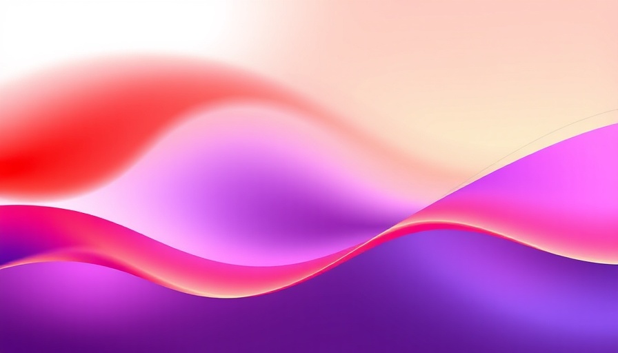 Colorful wave symbolizing diversity and fluidity, isolated.
