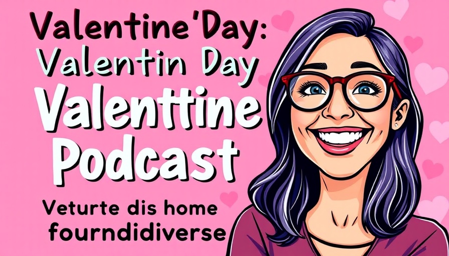 Podcast cover for Valentine's Day in neurodiverse relationships