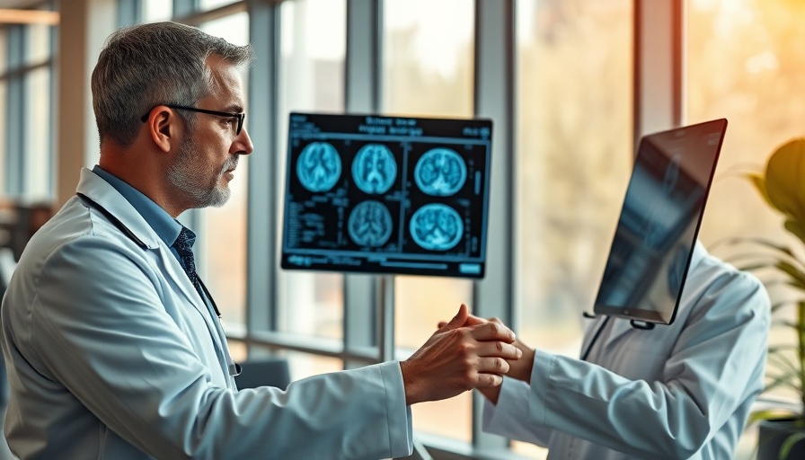 Doctors analyzing data for advances in dystonia diagnosis.