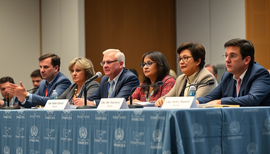Panel of experts discussing child care and health care after disasters.