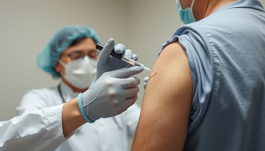 Shingles Vaccine for Adults: injection process with healthcare worker.