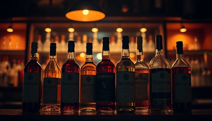 Understanding FASD: liquor bottles representing awareness of Fetal Alcohol Spectrum Disorders