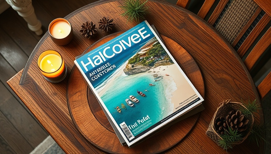 Travel magazine for Expats Guide for Retirees and Digital Nomads on table.