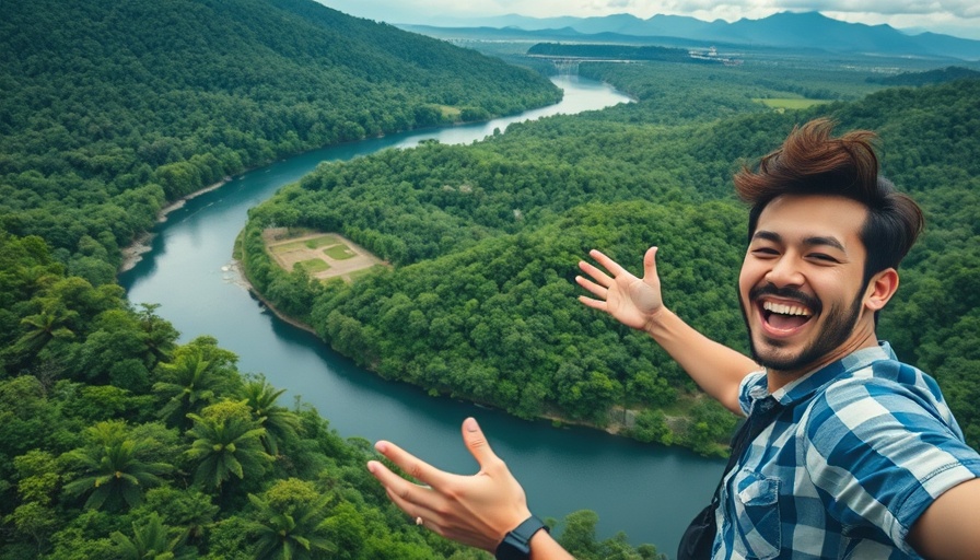 Lush tropical landscape highlighting affordable retirement destinations.