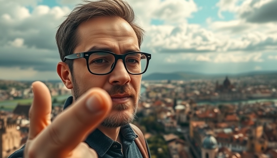 $1000 a month living abroad advice with cityscape backdrop.