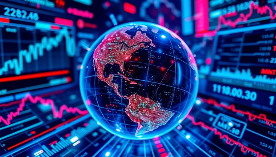 Futuristic globe with financial data overlays, Expat Status for Americans