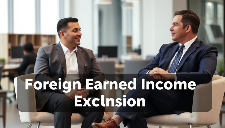 Foreign Earned Income Exclusion discussion in modern office.