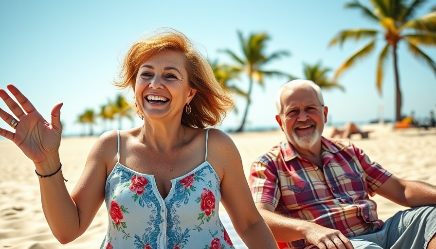 Reasons Americans are moving overseas for retirement highlighted in a beach scene.