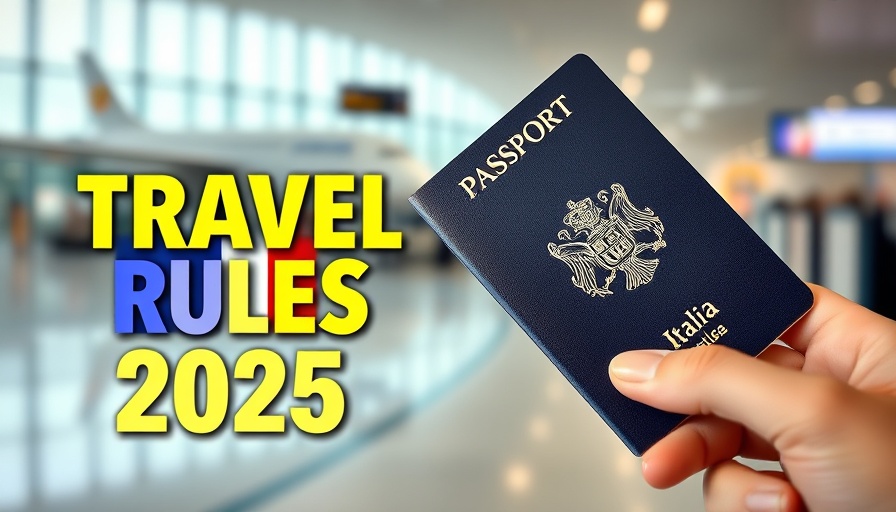 New Rules for Traveling to Europe in 2025: Passport and flags in airport.