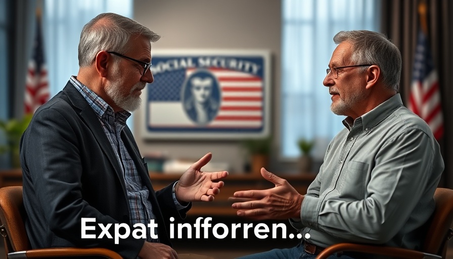 Discussion on Social Security Benefits for Expats, informational backdrop.