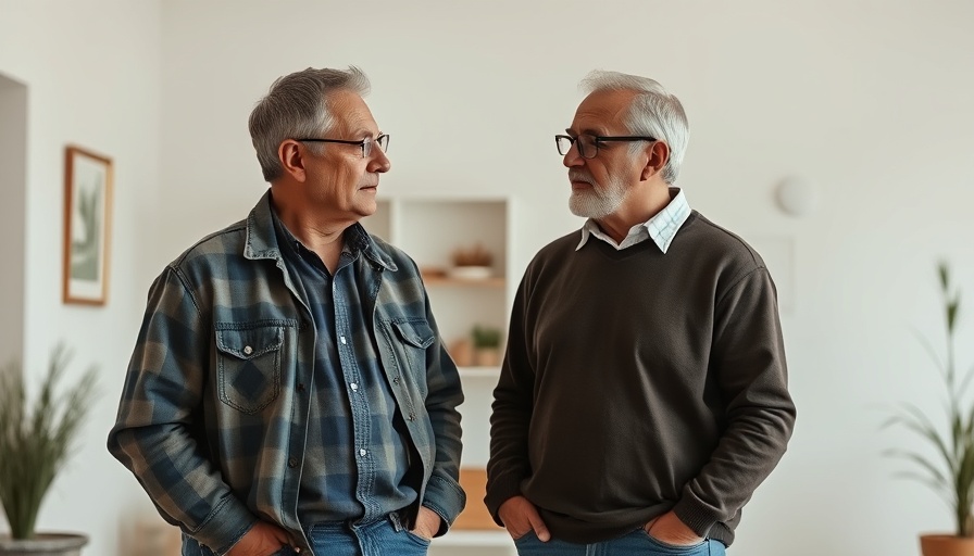 Gullible expats discussing retirement abroad in a neutral setting.