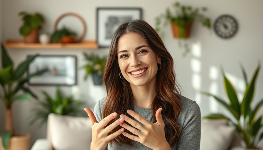 Woman giving Mexican visa appointment tips in a bright room.
