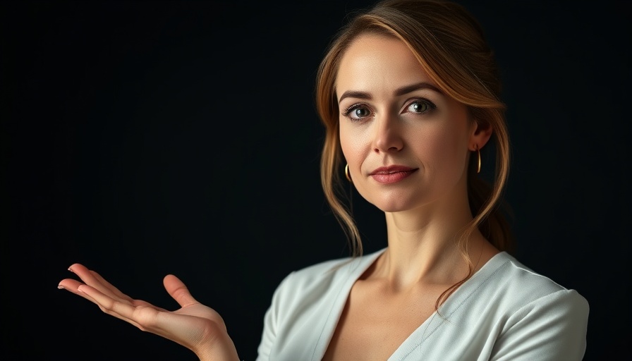 Professional woman explaining healthy bread choices for seniors