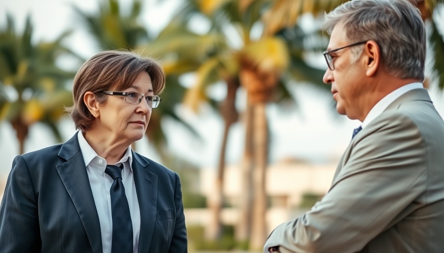 Discussing essential purchases before retirement outdoors.