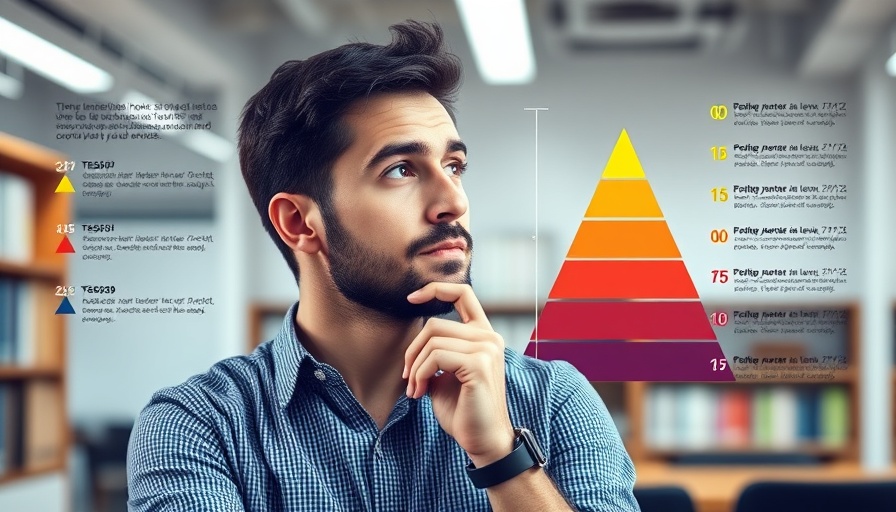 Levels of Early Retirement Wealth infographic with contemplating man.