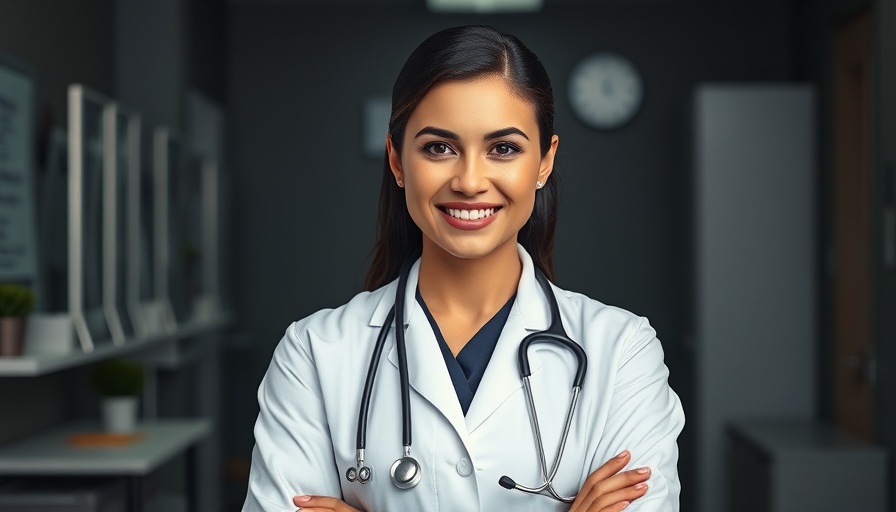 Female doctor cautioning about fruits seniors should avoid, clear warning
