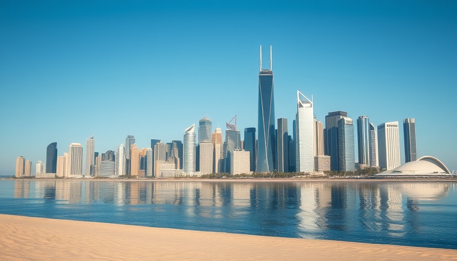 Futuristic skyline reflecting the future of residency.