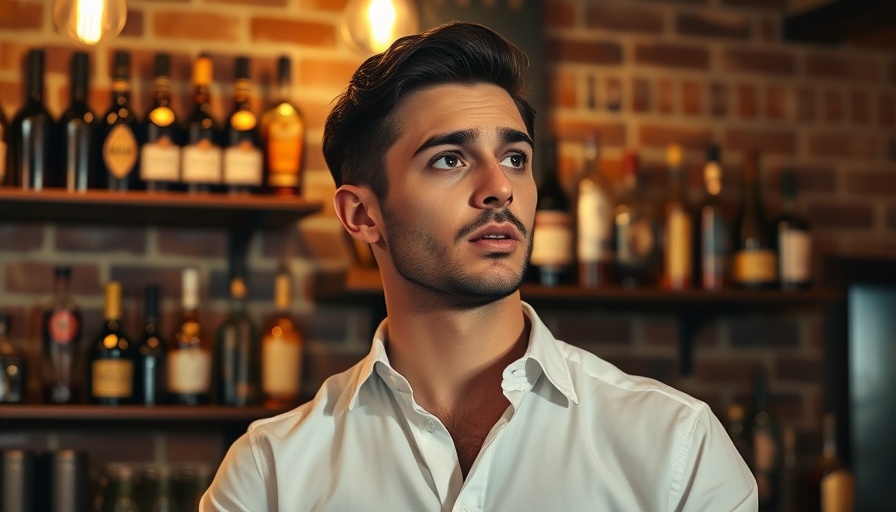 Man in cozy bar discusses Paraguay as an expat destination.