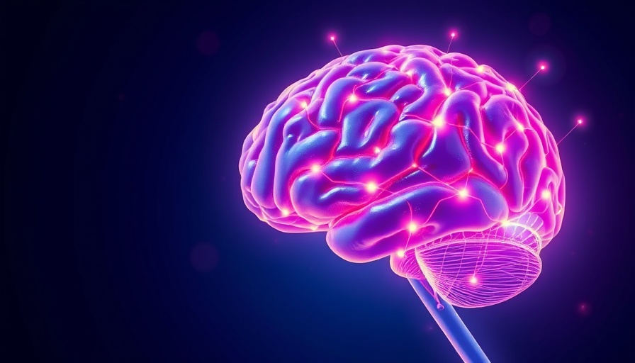 Vibrant brain illustration for brain-boosting recipes.