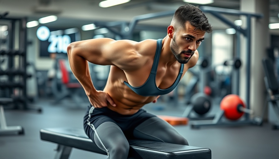 Athlete exercising to grow upper glutes in gym