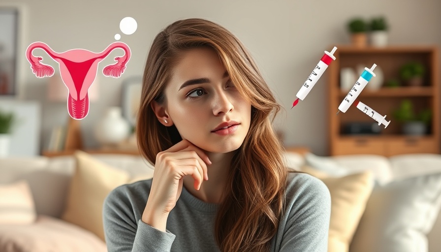 Endometriosis surgery recovery tips illustrated by a thoughtful woman amidst medical icons.