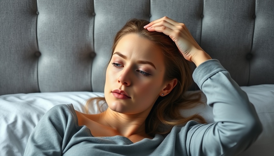 Woman post-surgery for stage 4 endometriosis, reflective expression