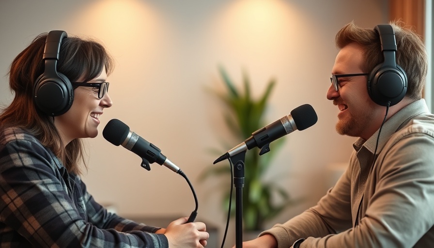 Podcast hosts discussing investing in Costa Rica in a studio.