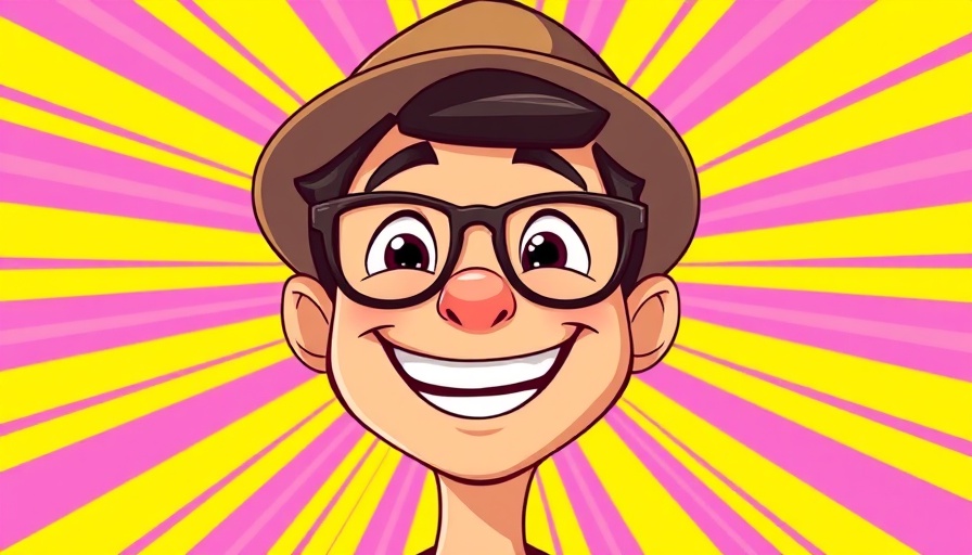 Dental tips before traveling abroad, vibrant animated image with smiling person.