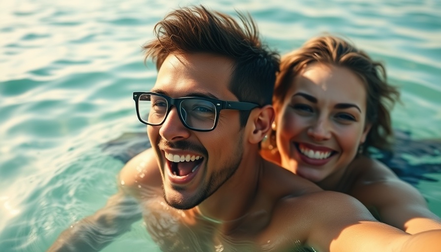 Senior living options in Costa Rica, man smiling by calm water.