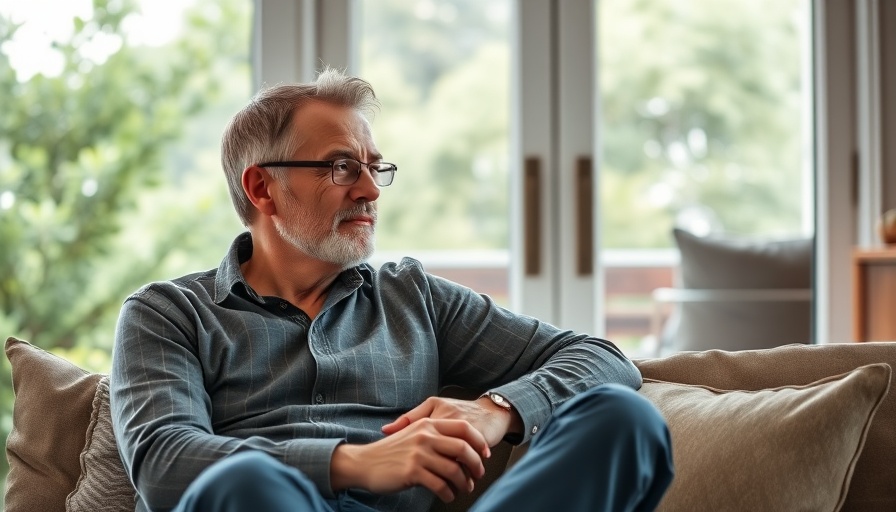 Middle-aged man discussing moving to Costa Rica.