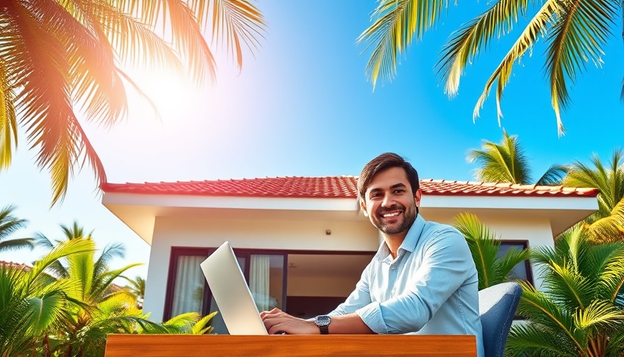 Security in Guanacaste Costa Rica: tropical home and office setting.