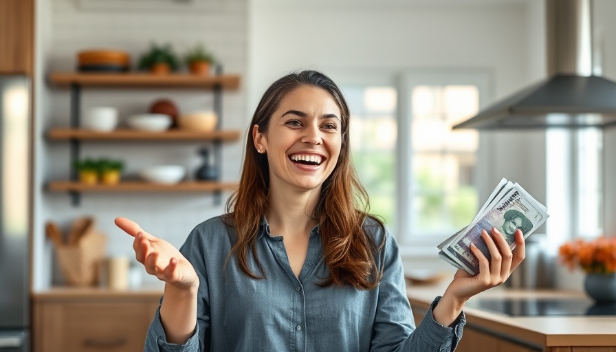 Grocery Prices in Costa Rica discussed by smiling woman in kitchen.