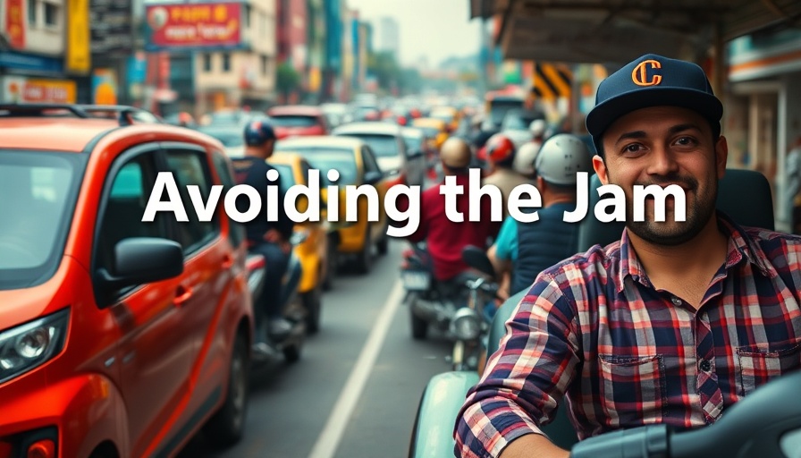 Guanacaste Airport Traffic Tips: Urban scene with travel hacks.